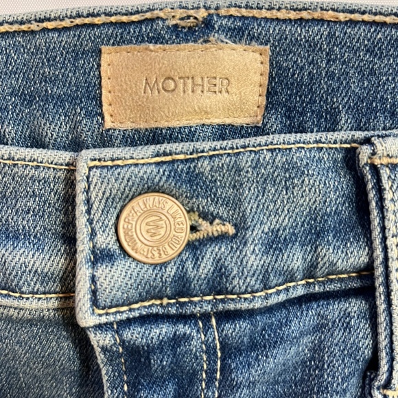 NWT Mother Mid rise Dazzler Ankle fray (Wash: Riding the cliffside) Size 26 - Picture 4 of 10